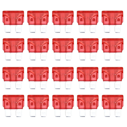 100 ชิ้น Auto Mini Blade ฟิวส์ (30A) , DC 12V, 10A Red