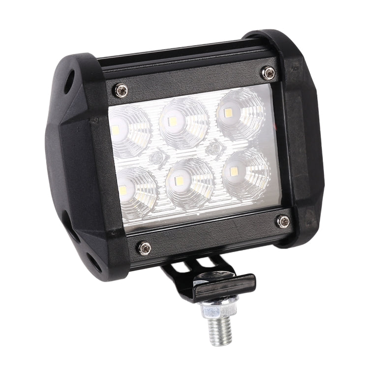 18W 6 LED แสงสีขาว Floodlight โคมไฟวิศวกรรม / กันน้ำ IP67 SUVs Light, DC 10-30V, 6 LED Floodlight