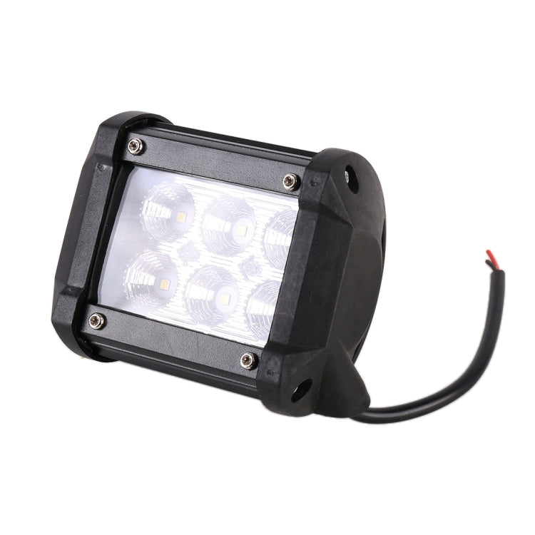 18W 6 LED แสงสีขาว Floodlight โคมไฟวิศวกรรม / กันน้ำ IP67 SUVs Light, DC 10-30V, 6 LED Floodlight