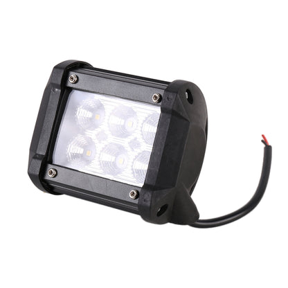18W 6 LED แสงสีขาว Floodlight โคมไฟวิศวกรรม / กันน้ำ IP67 SUVs Light, DC 10-30V, 6 LED Floodlight