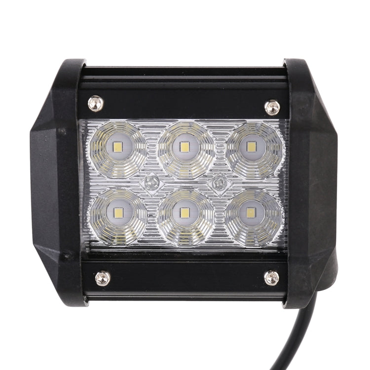 18W 6 LED แสงสีขาว Floodlight โคมไฟวิศวกรรม / กันน้ำ IP67 SUVs Light, DC 10-30V, 6 LED Floodlight