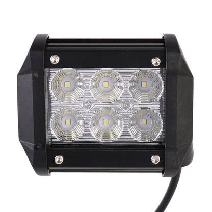 18W 6 LED แสงสีขาว Floodlight โคมไฟวิศวกรรม / กันน้ำ IP67 SUVs Light, DC 10-30V, 6 LED Floodlight