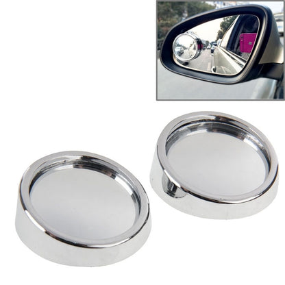 2 ชิ้น SY-022 กระจกรถยนต์ยานพาหนะจุดบอดมองหลังกระจกกลมเล็ก, เส้นผ่านศูนย์กลาง: ประมาณ 5.6 ซม., SY-022(Black), SY-022