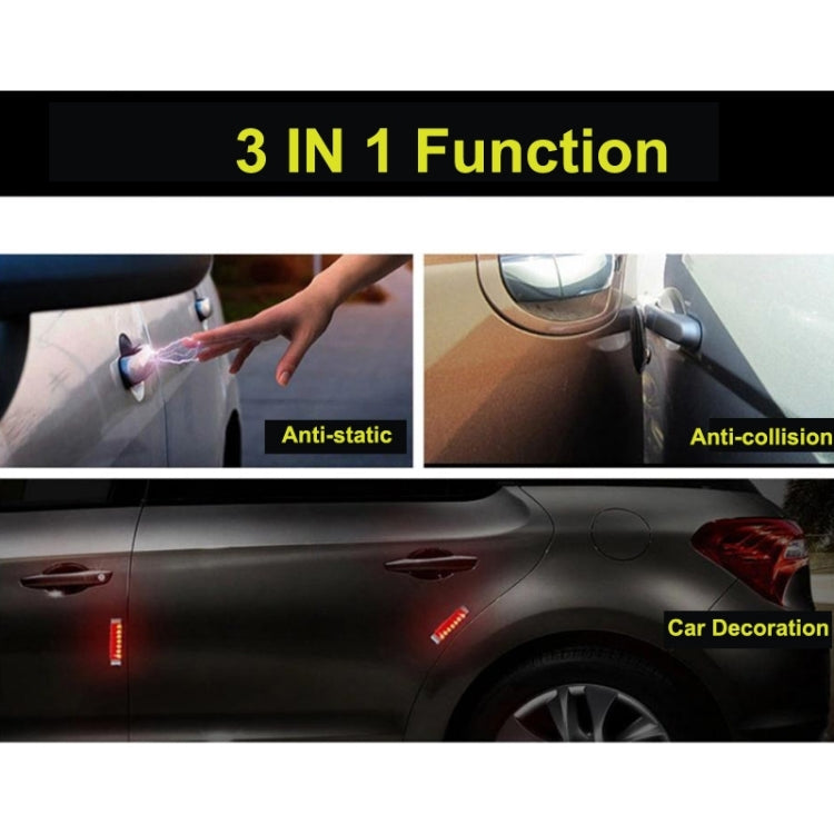 จัดแต่งทรงผมรถ Solar Flash LED ไฟตกแต่งป้องกันการชนกัน, Anti-collision Decorative Light