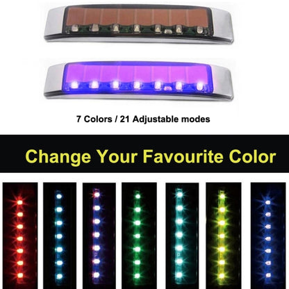 จัดแต่งทรงผมรถ Solar Flash LED ไฟตกแต่งป้องกันการชนกัน, Anti-collision Decorative Light