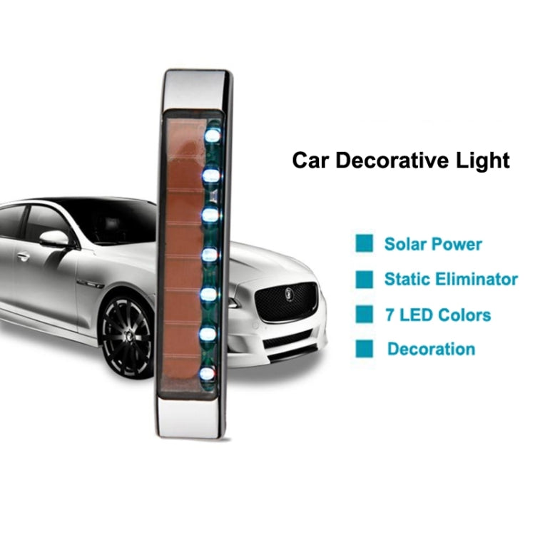 จัดแต่งทรงผมรถ Solar Flash LED ไฟตกแต่งป้องกันการชนกัน, Anti-collision Decorative Light