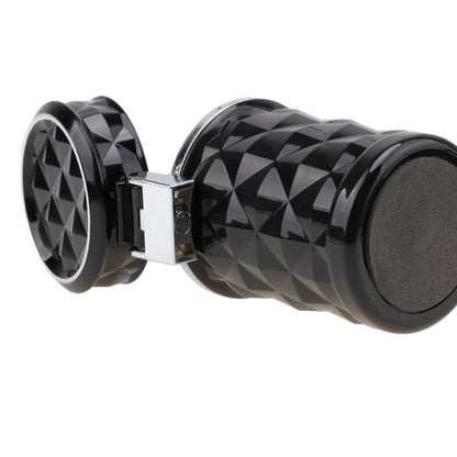ที่เขี่ยบุหรี่รถยนต์ Diamond Facets พร้อมไฟ LED, with LED Light(Black), with LED Light(White)