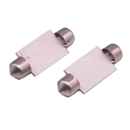 2 ชิ้น 39 มิลลิเมตร 1.5 วัตต์ 80LM แสงสีขาว 1 ซัง LED ป้ายทะเบียนไฟอ่านหนังสือ รถ หลอดไฟ, 39mm