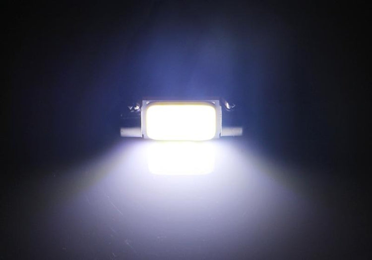 2 ชิ้น 39 มิลลิเมตร 1.5 วัตต์ 80LM แสงสีขาว 1 ซัง LED ป้ายทะเบียนไฟอ่านหนังสือ รถ หลอดไฟ, 39mm