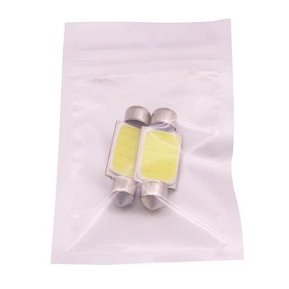 2 ชิ้น 39 มิลลิเมตร 1.5 วัตต์ 80LM แสงสีขาว 1 ซัง LED ป้ายทะเบียนไฟอ่านหนังสือ รถ หลอดไฟ, 39mm