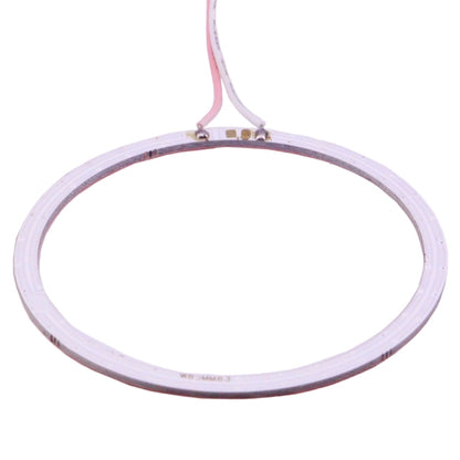 80mm 5W 180LM ดวงตาแองเจิลวงกลมไฟหน้ารถ COB ไฟ LED สำหรับยานพาหนะ, DC 12-24V, 80mm Pink Light, 80mm Green Light, 80mm Red Light