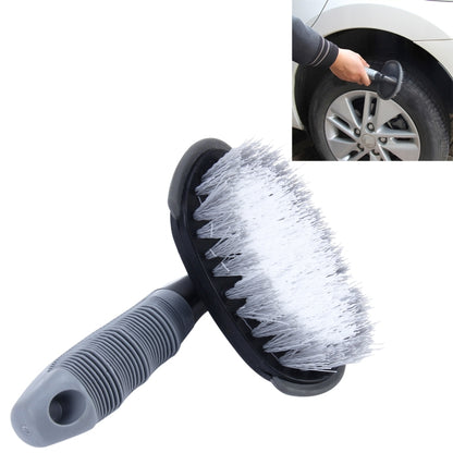 KANEED เครื่องมือล้างรถจักรยานยนต์รถยนต์ ยางรถ / แปรงล้างล้อพร้อมที่จับ, Car Wheel Brush