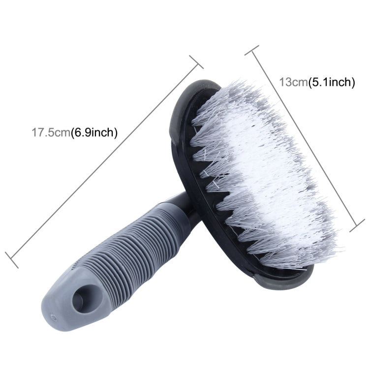 KANEED เครื่องมือล้างรถจักรยานยนต์รถยนต์ ยางรถ / แปรงล้างล้อพร้อมที่จับ, Car Wheel Brush