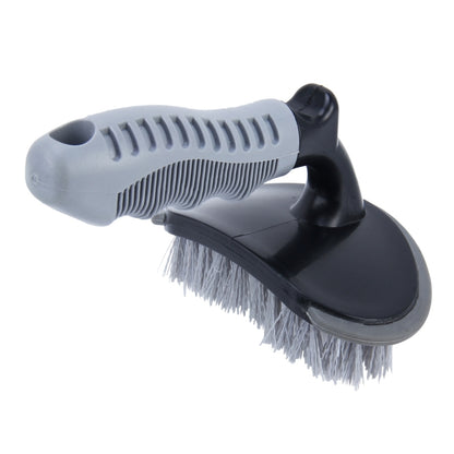 KANEED เครื่องมือล้างรถจักรยานยนต์รถยนต์ ยางรถ / แปรงล้างล้อพร้อมที่จับ, Car Wheel Brush
