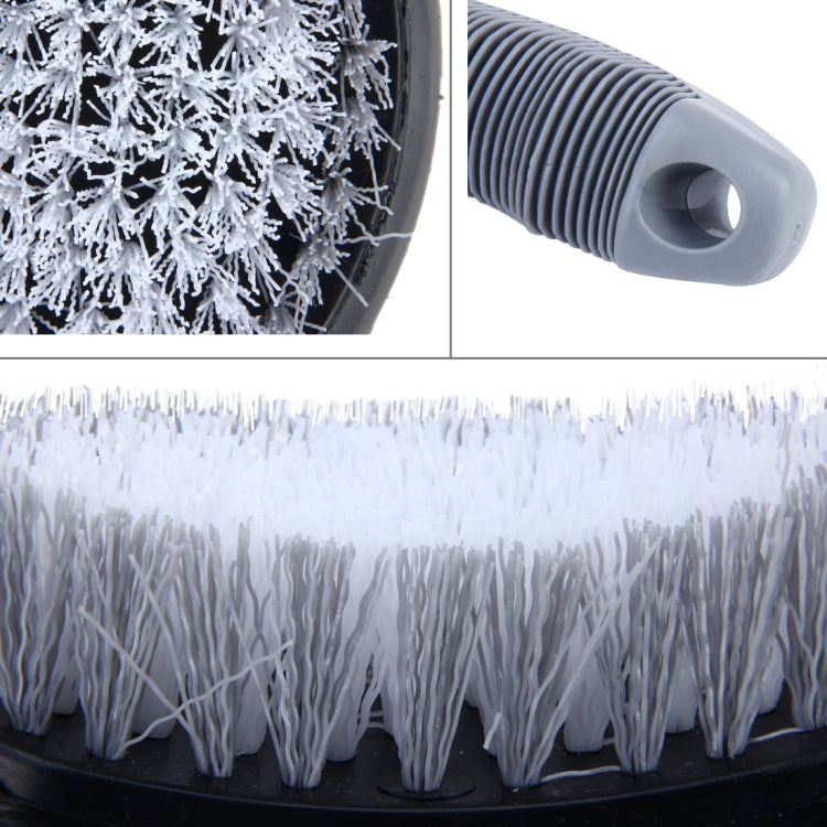KANEED เครื่องมือล้างรถจักรยานยนต์รถยนต์ ยางรถ / แปรงล้างล้อพร้อมที่จับ, Car Wheel Brush