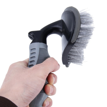 KANEED เครื่องมือล้างรถจักรยานยนต์รถยนต์ ยางรถ / แปรงล้างล้อพร้อมที่จับ, Car Wheel Brush
