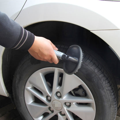 KANEED เครื่องมือล้างรถจักรยานยนต์รถยนต์ ยางรถ / แปรงล้างล้อพร้อมที่จับ, Car Wheel Brush