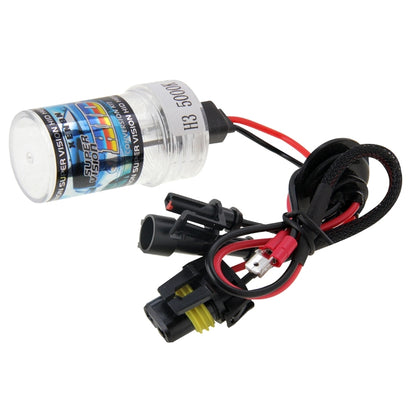 DC12V 35W H3 ไฟซีนอน HID ลำแสงเดี่ยว Super Vision ไฟหน้าแบบกันน้ำ อุณหภูมิสี: 6000K แพ็ค 2 ชิ้น, H3