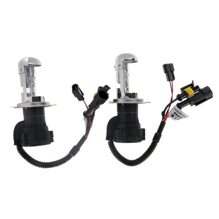 DC12V 35W 9007/9004-3 ไฟซีนอน HID ลำแสงเดี่ยว Super Vision ไฟหน้าแบบกันน้ำพร้อมสายเคเบิลเพียงเส้นเดียว อุณหภูมิสี: 6000K แพ็ค 2 ชิ้น, 9007
