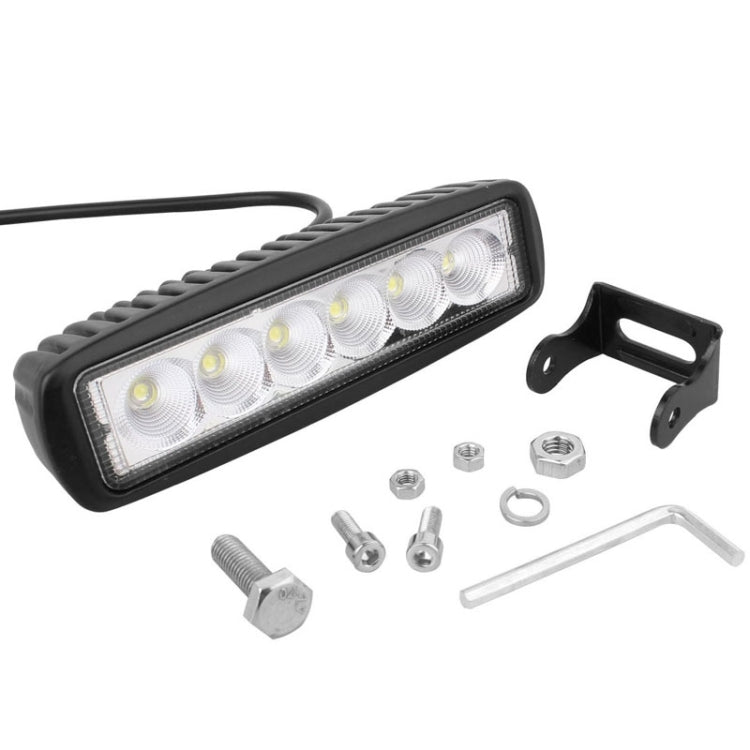18W 1440LM เอพิสตา 6 LED รถโคมไฟทำงานแถบแสงกันน้ำ IP67, DC 10-30V, DC 10-30V, 1440LM