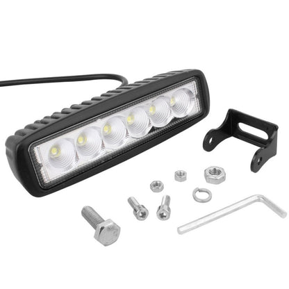 18W 1440LM เอพิสตา 6 LED รถโคมไฟทำงานแถบแสงกันน้ำ IP67, DC 10-30V, DC 10-30V, 1440LM
