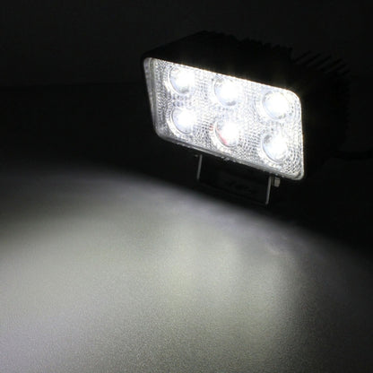 LML-1518 18W 1260-1350LM Epistar 6 LED สีขาว 30 องศา Spot Beam ไฟ LED รถยนต์กันน้ำ IP67, DC 10-30V, Spot Light+18W 1350LM