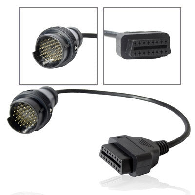 สายเคเบิลขั้วต่อ OBDII 38 พิน, 38 Pin to 16 Pin for Mercedes Benz