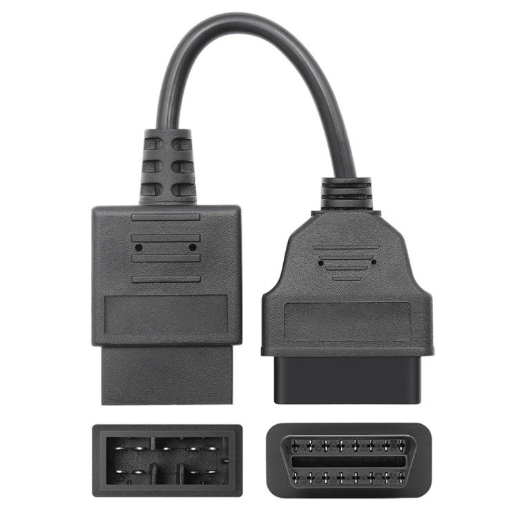 9 Pin ถึง 16 Pin OBDII สายวินิจฉัยสำหรับ Subaru, 9 Pin to 16 Pin