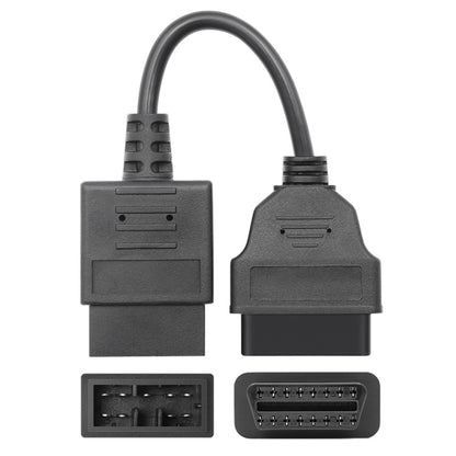 9 Pin ถึง 16 Pin OBDII สายวินิจฉัยสำหรับ Subaru, 9 Pin to 16 Pin