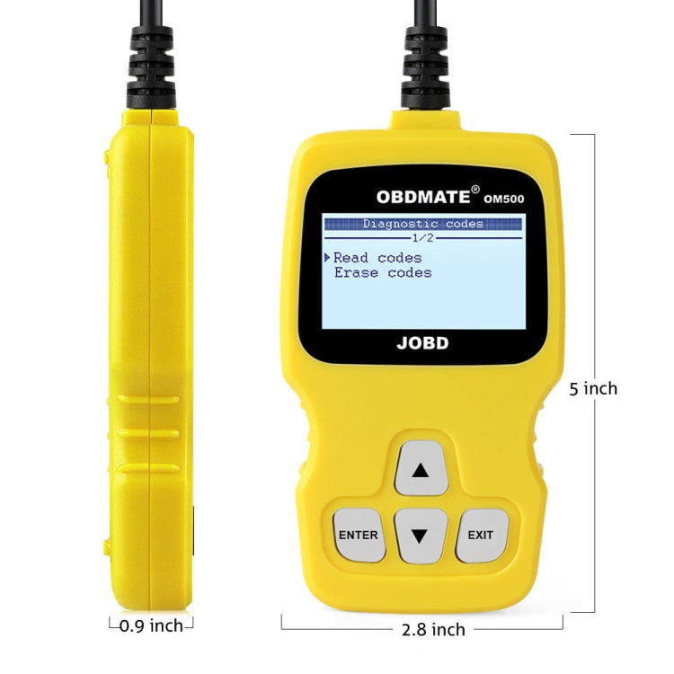 เครื่องอ่านโค้ด OBDMATE OM500 OBDII / EOBD / JOBD, OBDMATE