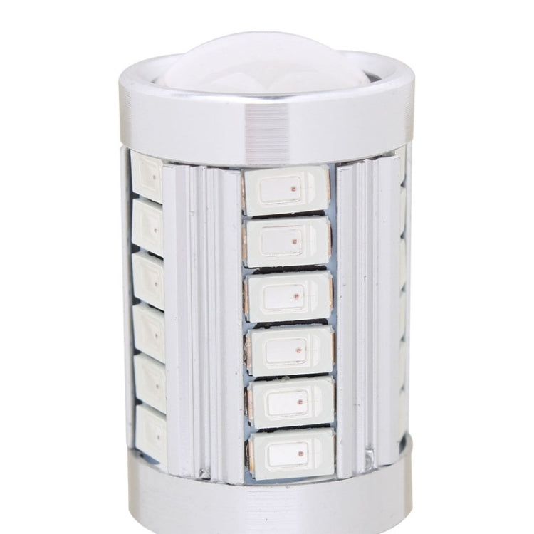 2PCS 1157/BAY15D 16.5W 1155LM 630-660nm 33 LED SMD 5630 สีแดงรถไฟเบรคหลอดไฟสำหรับยานพาหนะ,DC12V, 1157