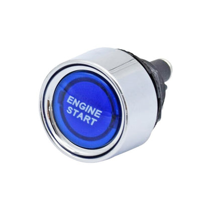 สวิตช์สตาร์ทเครื่องยนต์ Blue Light Push Start สำหรับ Racing Sport, DC 12V, DC 12V(Red)