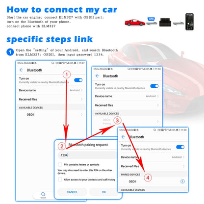 HH OBD ELM327 OBDII V1.5 บลูทูธเครื่องมือสแกนขั้นสูงไร้สายเครื่องมือวินิจฉัยความเร็วน้ำมันเชื้อเพลิง, ELM327