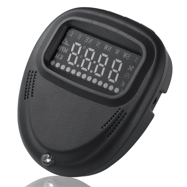 A1 2.0 นิ้วรถ GPS HUD Head Up Display ระบบรักษาความปลอดภัยที่ติดตั้งในยานพาหนะ, รองรับความเร็ว & เวลาจริง & ระดับความสูง & สัญญาณเตือนความเร็วสูง & เข็มทิศ & MPH & การนอนหลับอัตโนมัติ & KM และสัญญาณดาวเทียม, A1