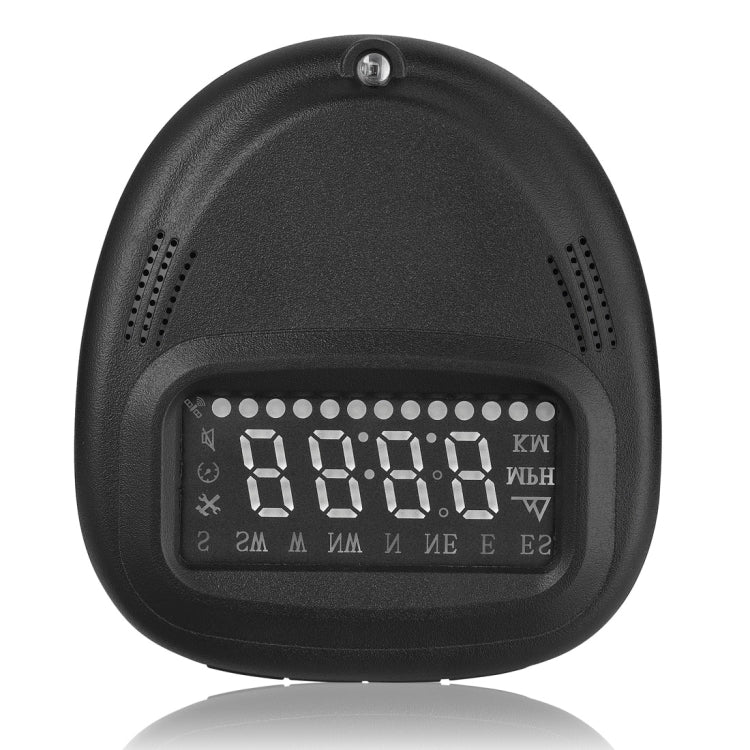 A1 2.0 นิ้วรถ GPS HUD Head Up Display ระบบรักษาความปลอดภัยที่ติดตั้งในยานพาหนะ, รองรับความเร็ว & เวลาจริง & ระดับความสูง & สัญญาณเตือนความเร็วสูง & เข็มทิศ & MPH & การนอนหลับอัตโนมัติ & KM และสัญญาณดาวเทียม, A1