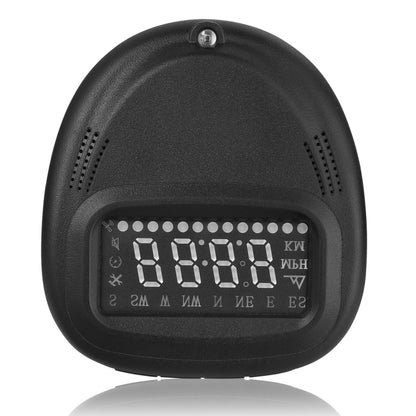 A1 2.0 นิ้วรถ GPS HUD Head Up Display ระบบรักษาความปลอดภัยที่ติดตั้งในยานพาหนะ, รองรับความเร็ว & เวลาจริง & ระดับความสูง & สัญญาณเตือนความเร็วสูง & เข็มทิศ & MPH & การนอนหลับอัตโนมัติ & KM และสัญญาณดาวเทียม, A1