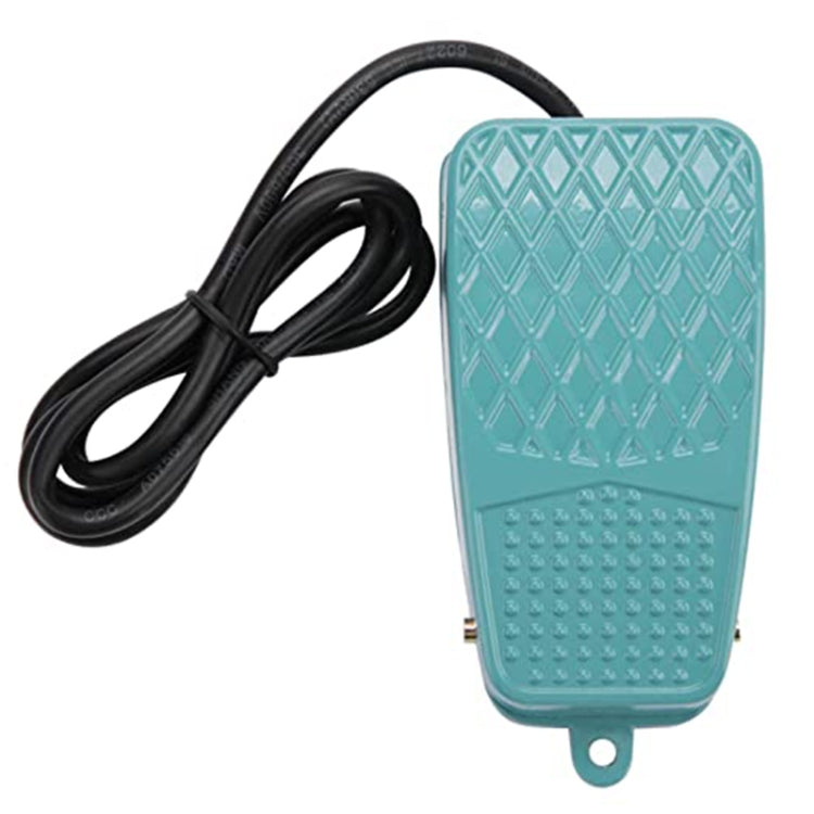 TFS-105 AC 250V 10A สวิตช์เหยียบเท้าเหยียบโลหะกันลื่น, ความยาวสายเคเบิล: 90 ซม., TFS-105