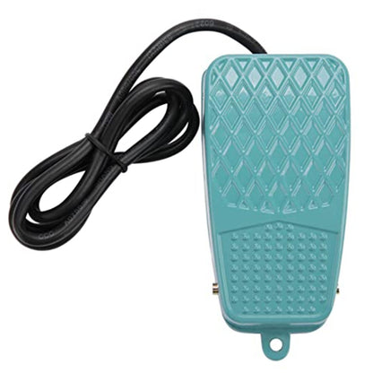 TFS-105 AC 250V 10A สวิตช์เหยียบเท้าเหยียบโลหะกันลื่น, ความยาวสายเคเบิล: 90 ซม., TFS-105