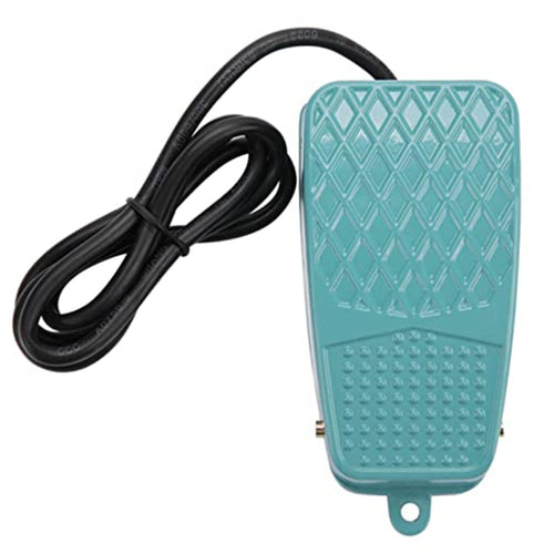 TFS-105 AC 250V 10A สวิตช์เหยียบเท้าเหยียบโลหะกันลื่น, ความยาวสายเคเบิล: 90 ซม., TFS-105