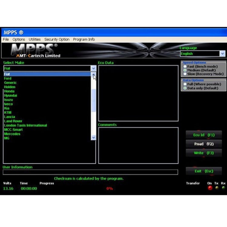 MPPS V16.1.02 ECU Chip Tuningเครื่องมือวินิจฉัยมืออาชีพสำหรับEDC15 / EDC16 / EDC17 Inkl CHECKSUM Read & Writeหน่วยความจำ, Diagnostic Tool