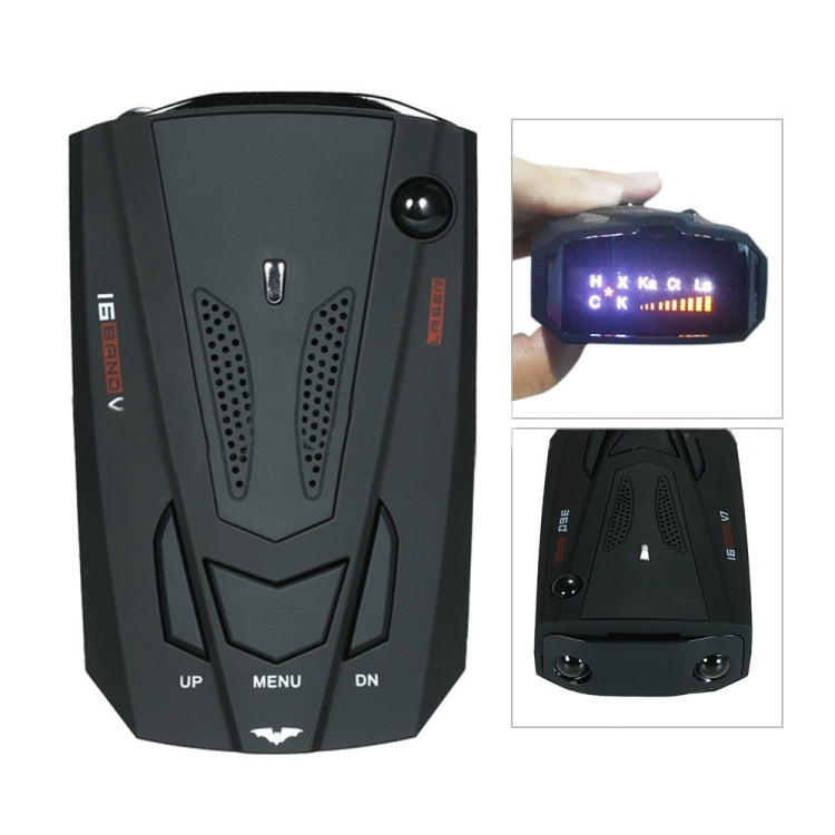 V7 รถเครื่องตรวจจับเรดาร์ตำรวจ 360 ป้องกันเลเซอร์การตรวจจับ,Built-in รัสเซียและภาษาอังกฤษ Voice Broadcast, V7 (Dark Blue), V7 (Black)