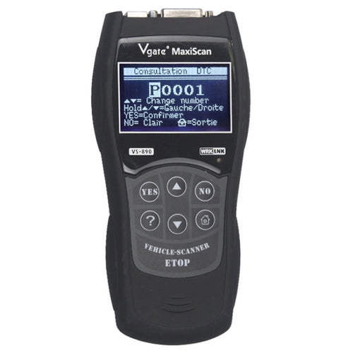 เครื่องมือสแกนรหัสวินิจฉัยมืออาชีพ Vgate VS890 รองรับหลายภาษา, VS890