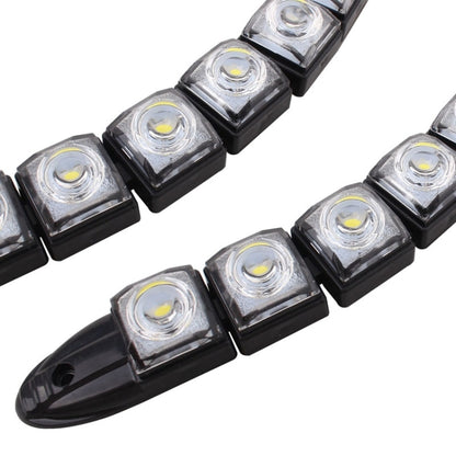 2 ชิ้น 6 วัตต์ 12 LED SMD 5050 งูยืดหยุ่น LED รถไฟวิ่งกลางวัน, DC 12V, 6W