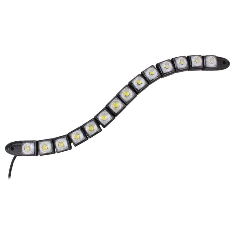 2 ชิ้น 7 วัตต์ 14 LED SMD 5050 งูยืดหยุ่น LED รถไฟวิ่งกลางวัน, DC 12V, 7W