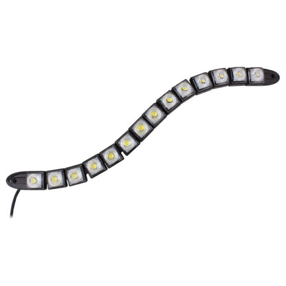2 ชิ้น 7 วัตต์ 14 LED SMD 5050 งูยืดหยุ่น LED รถไฟวิ่งกลางวัน, DC 12V, 7W