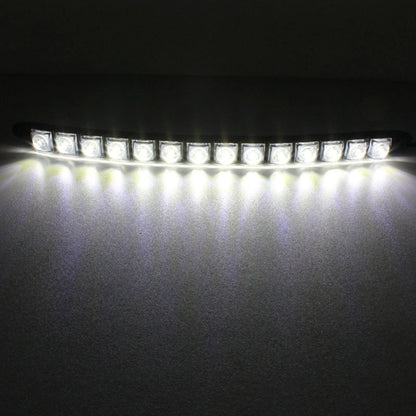2 ชิ้น 7 วัตต์ 14 LED SMD 5050 งูยืดหยุ่น LED รถไฟวิ่งกลางวัน, DC 12V, 7W