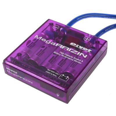 ตัวปรับแรงดันไฟฟ้า PIVOT Mega Raizin, ระบบความจุสูงและตัวตรวจสอบประสิทธิภาพแบตเตอรี่, DC 12V, 03080002