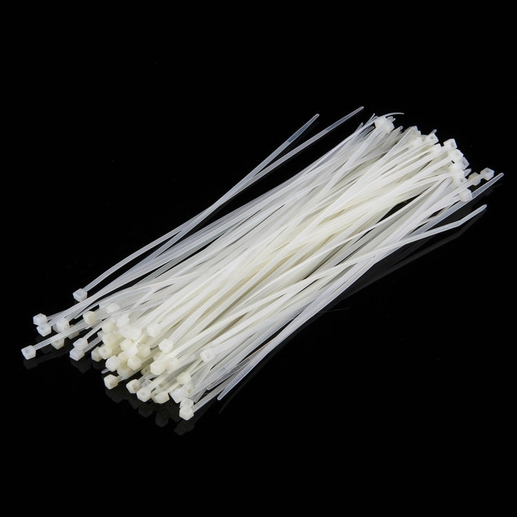 500 ชิ้น 3x150 มิลลิเมตร Self-Locking Nylon Cable Wire Zip Ties, 3mm x 150mm White