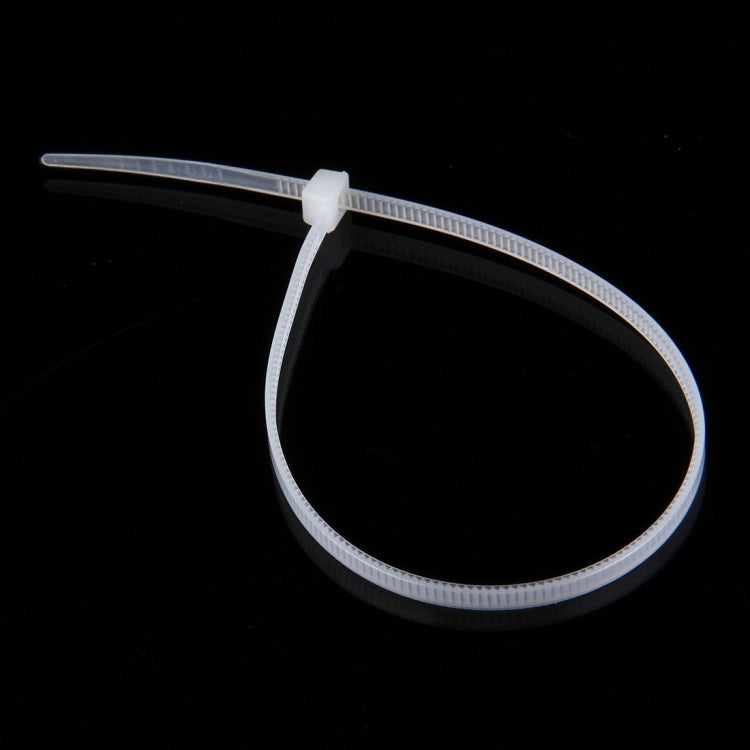 500 ชิ้น 3x150 มิลลิเมตร Self-Locking Nylon Cable Wire Zip Ties, 3mm x 150mm White
