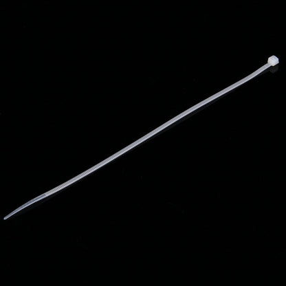 500 ชิ้น 3x150 มิลลิเมตร Self-Locking Nylon Cable Wire Zip Ties, 3mm x 150mm White